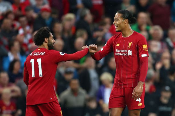 فان دايك ومحمد صلاح