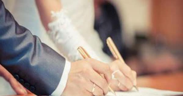 عقدوا القران في مكتب المأمور