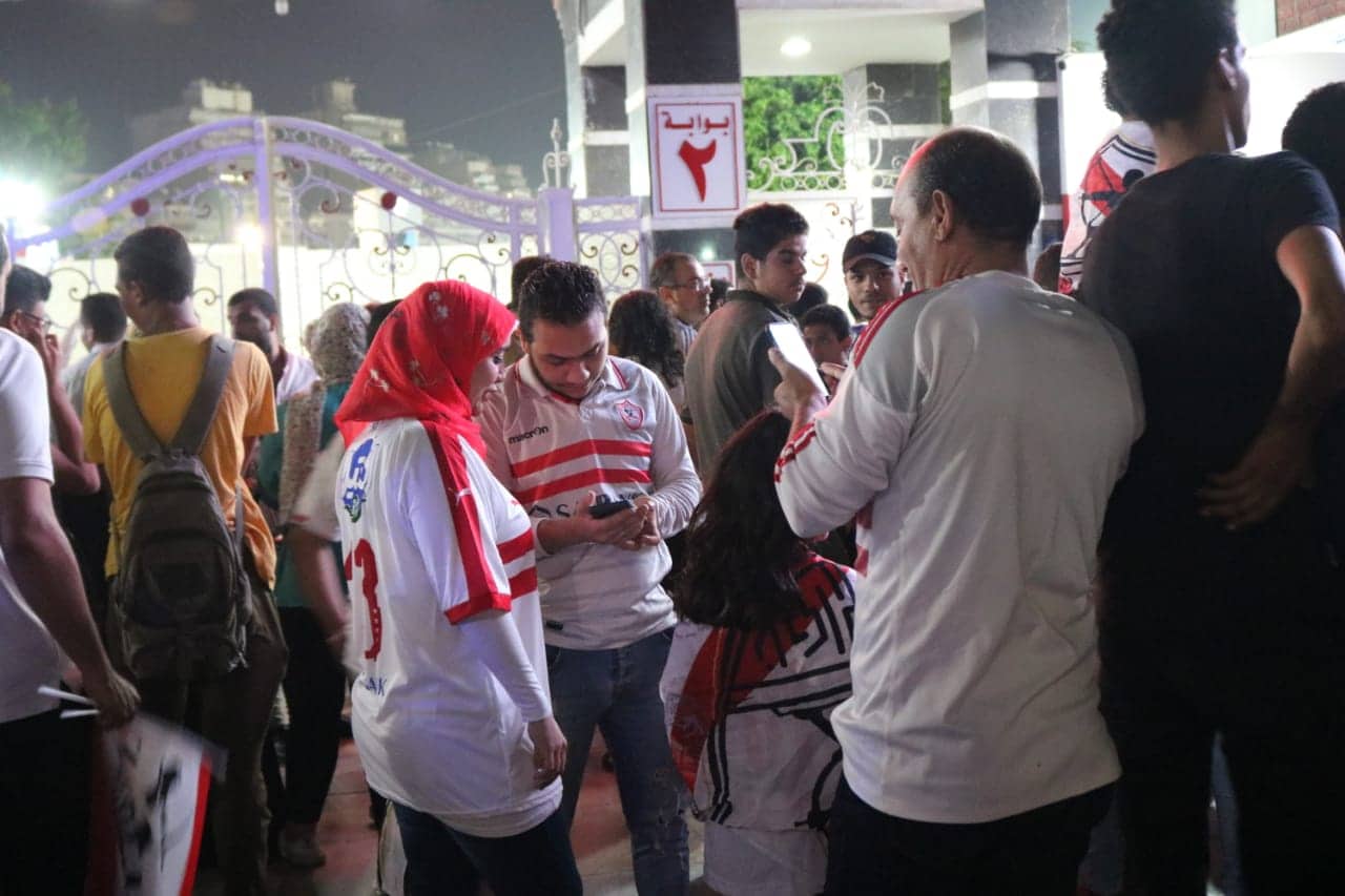 احتفالات نادى الزمالك 