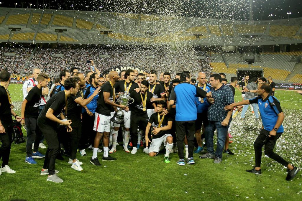 تتويج الزمالك أمس بكأس مصر