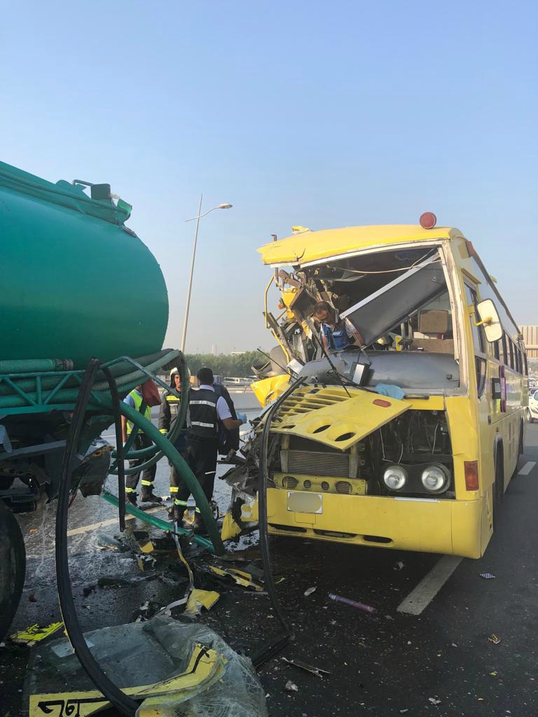 صورة من الحادث - دبي