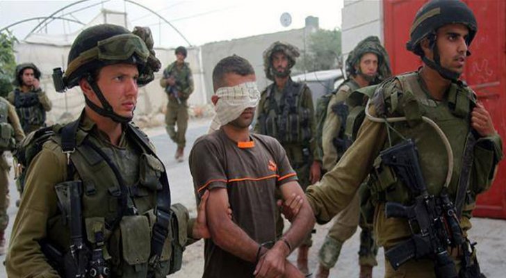 اعتقال فلسطنيين
