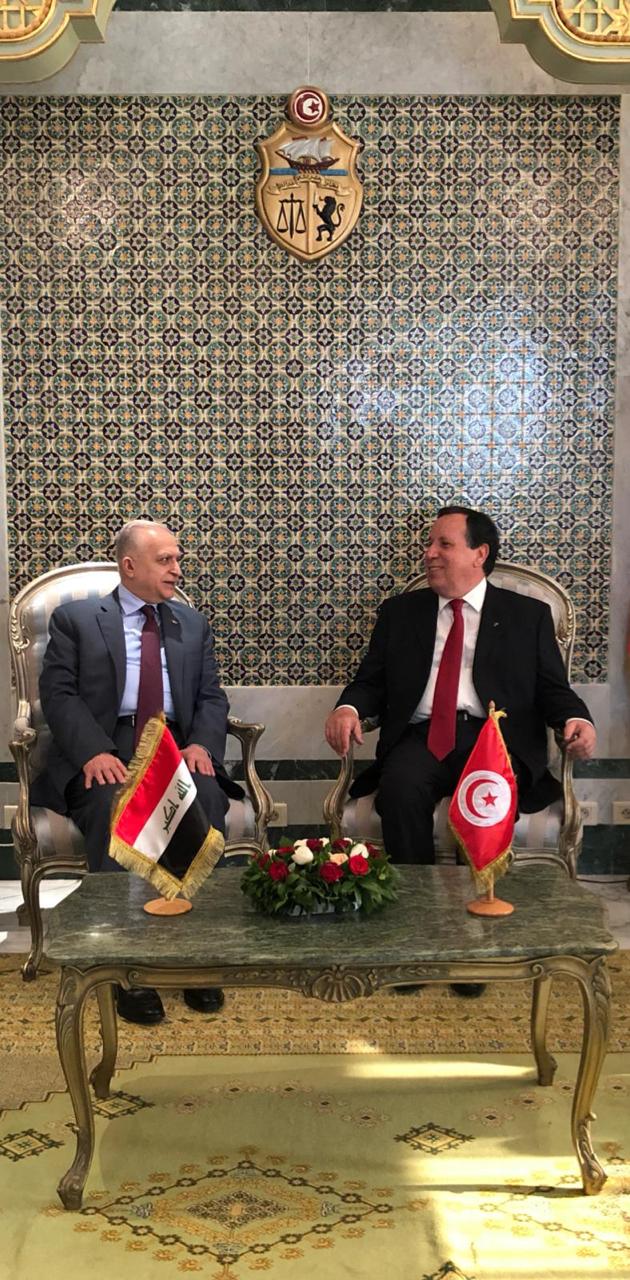 وزيرا خارجية تونس والعراق وزيرا خارجية تونس والعراق