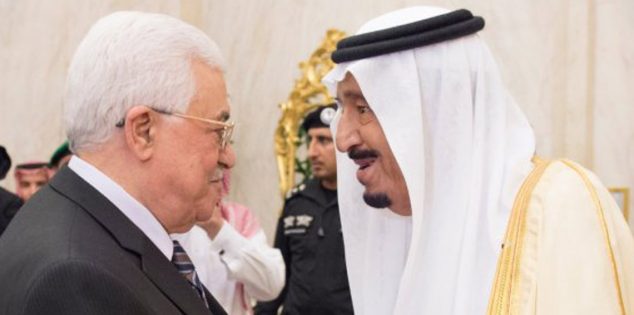 الملك سلمان والرئيس محمود عباس الملك سلمان والرئيس محمود عباس