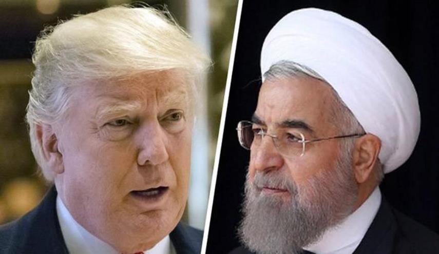 دونالد ترامب وحسن روحاني دونالد ترامب وحسن روحاني