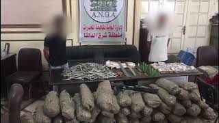 المتهمين عقب ضبطهم