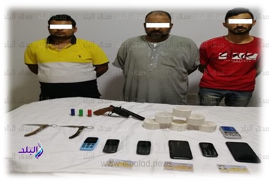 المتهمين عقب ضبطهم المتهمين عقب ضبطهم