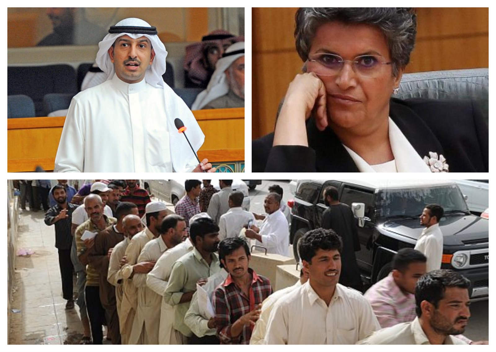 النائبين صفاء الهاشم والبطابين - العمالة العربية في الكويت