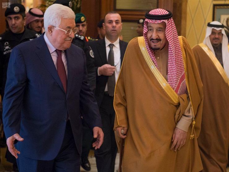 الملك سلمان وأبو مازن الملك سلمان وأبو مازن