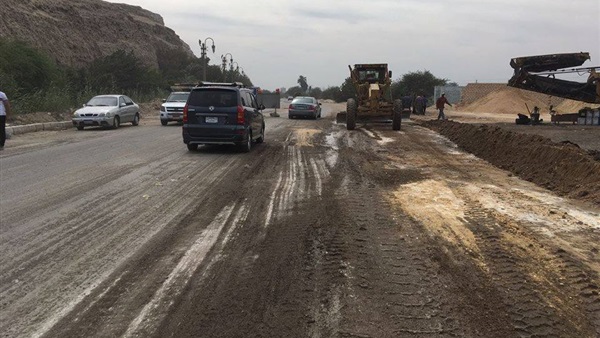 تفاصيل تطوير طريق أسيوط الصحراوي الغربي