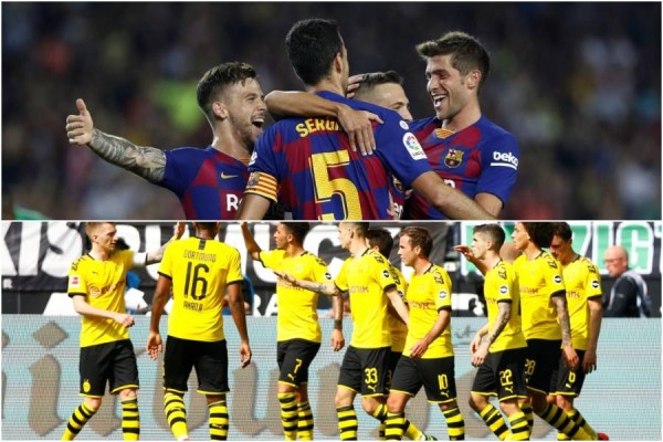 برشلونة و بروسيا دورتموند 