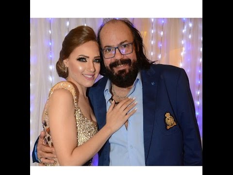 طلعت زكريا وابنته 