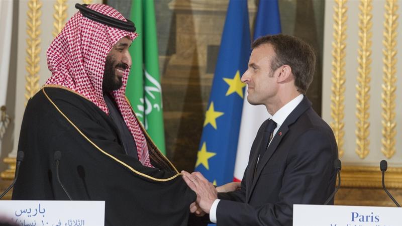 ماكرون - محمد بن سلمان ماكرون - محمد بن سلمان