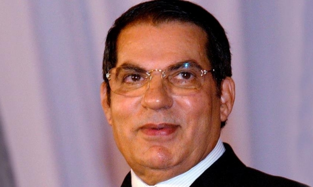 الرئيس التونسي الأسبق زين العابدين بن علي 