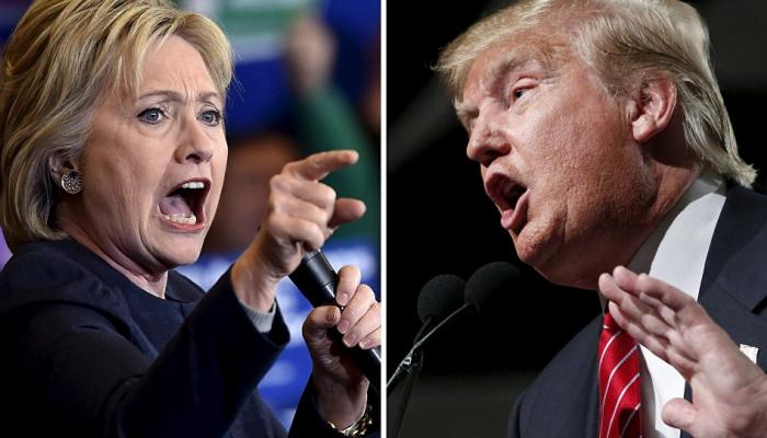 دونالد ترامب وهيلاري كلينتون