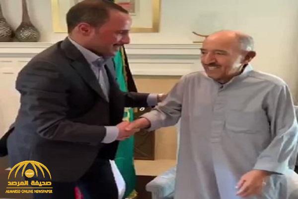 الغانم وأمير الكويت من مقر اقامته في امريكا الغانم وأمير الكويت من مقر اقامته في امريكا