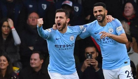 رياض محرز وبرنادو سيلفا