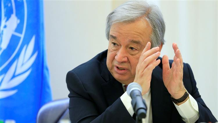 الأمين العام للأمم المتحدة أنطونيو جوتيريش