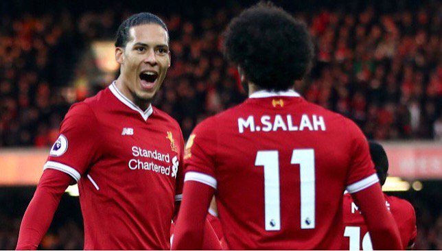 فيرجيل فان دايك ومحمد صلاح