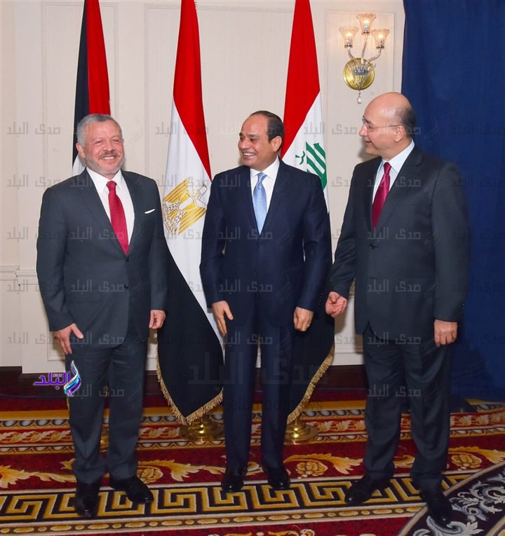 قادة مصر والأردن والعراق