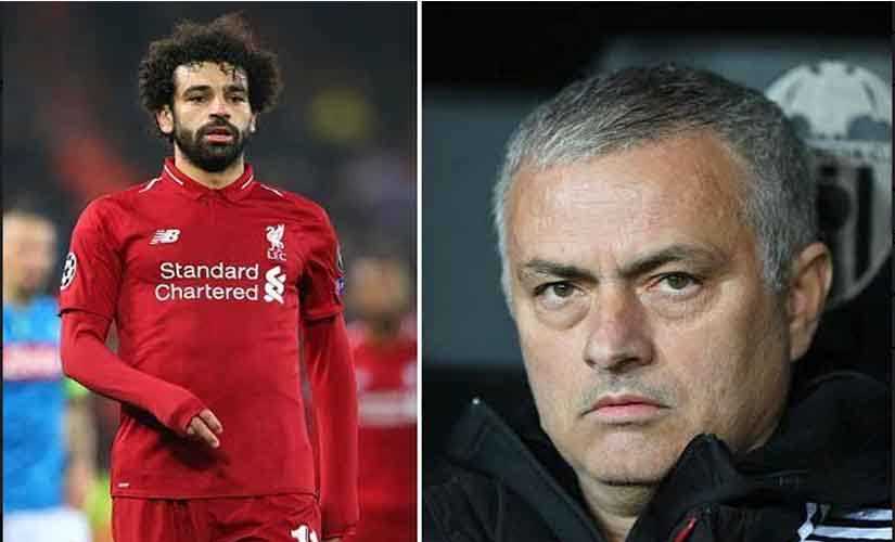 جوزيه مورينيو ومحمد صلاح جوزيه مورينيو ومحمد صلاح