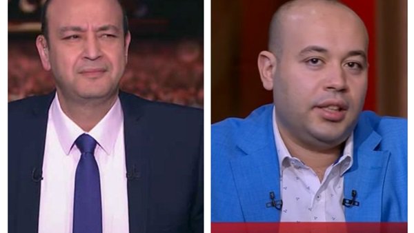 عمرو أديب ومحمود السيسي