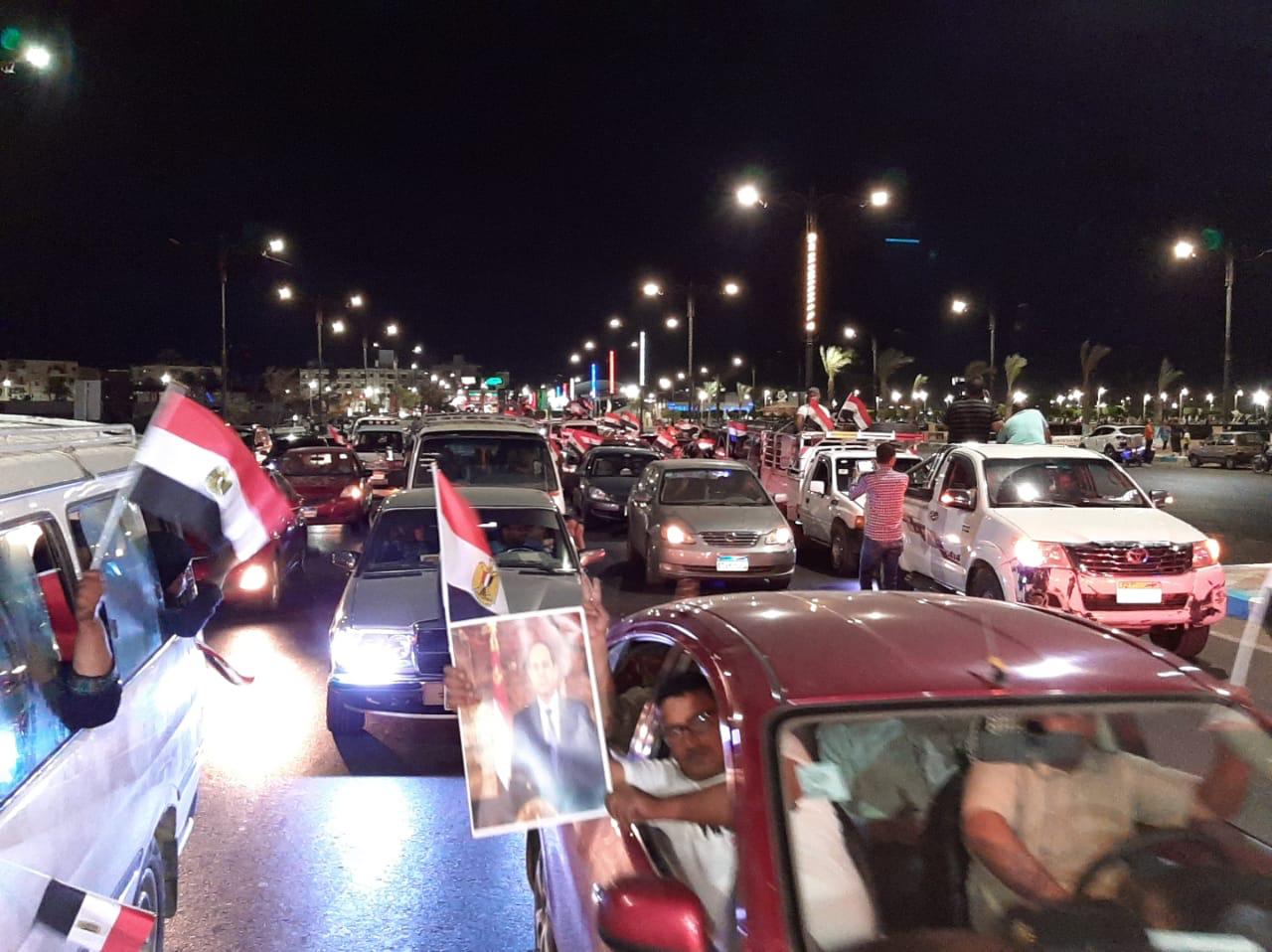 مظاهرات مؤيدة للرئيس السيسى 