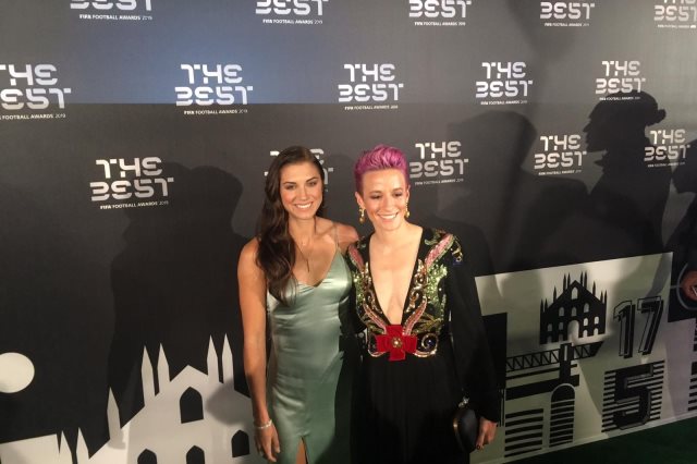 ميجان رابينو وأليكس مورجان