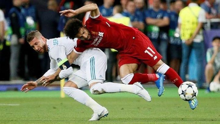  سيرجيو راموس ومحمد صلاح