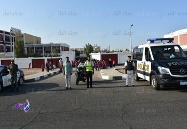 انتشار قوات الشرطة فى محيط المدارس