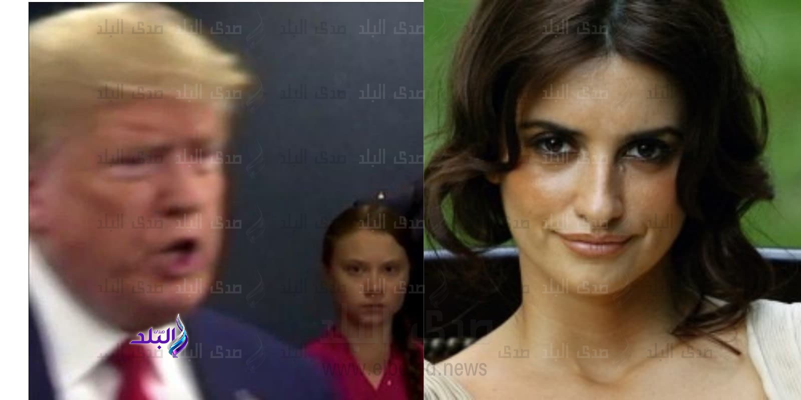 بينلوبي كروز والناشطة المراهقة وترامب