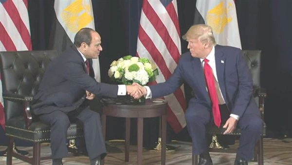 الرئيس السيسي وترامب الرئيس السيسي وترامب
