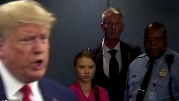 جريتا تونبري في الأمم المتحدة 