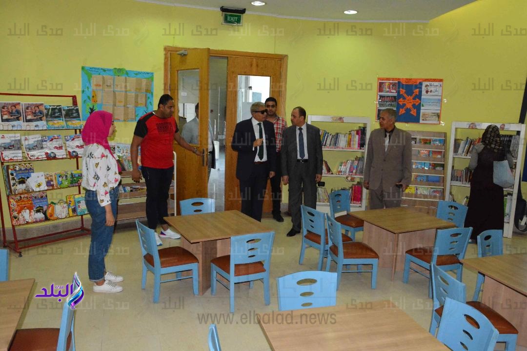 مكتبة مصر العامة بالمنيا
