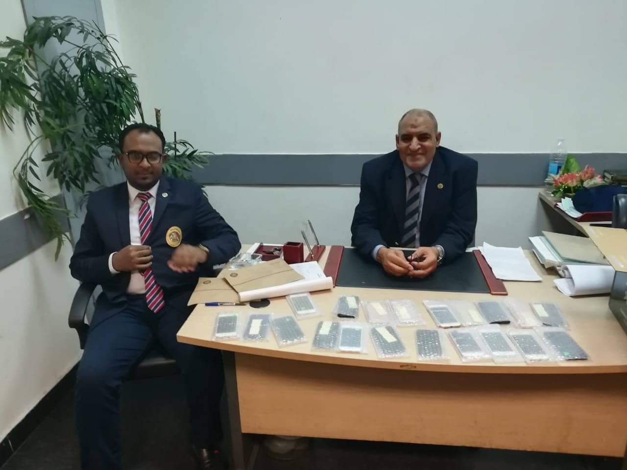 صورة من الضبطية صورة من الضبطية