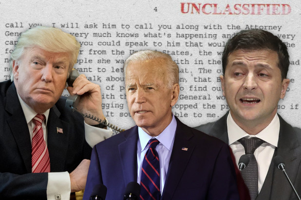 زيلينسكي وبايدن وترامب