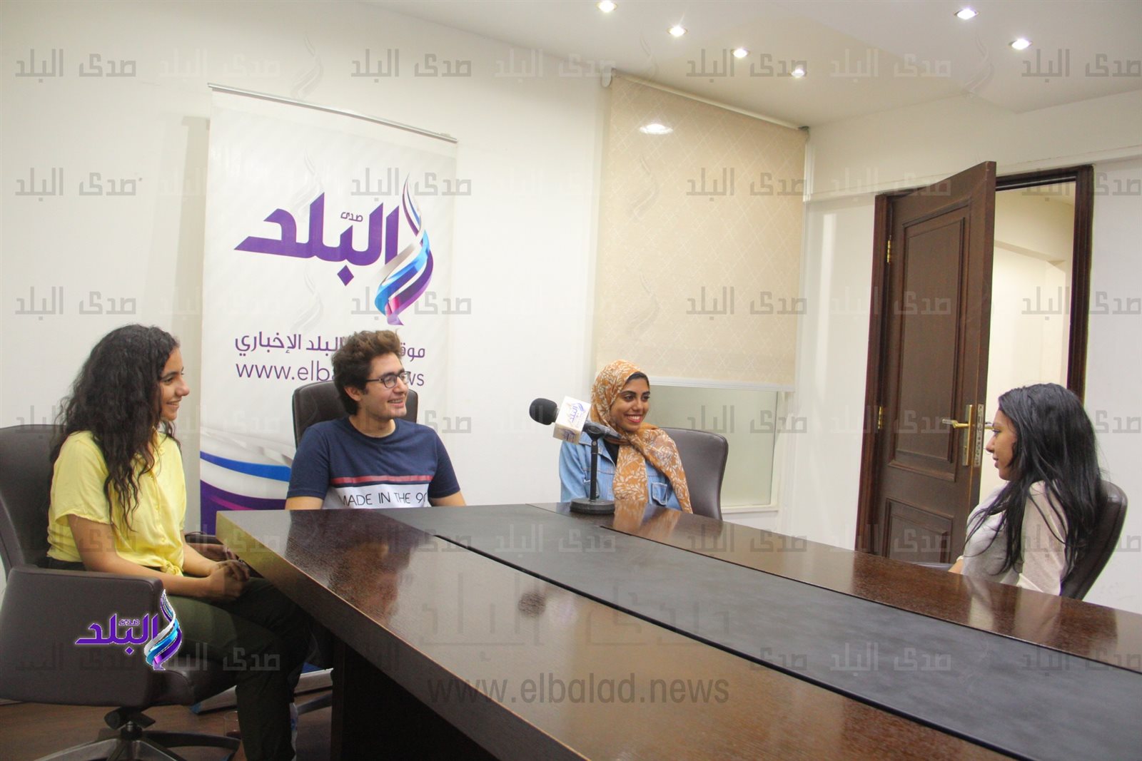 فريق اناكتس جامعة القاهرة في ضيافة صدى البلد