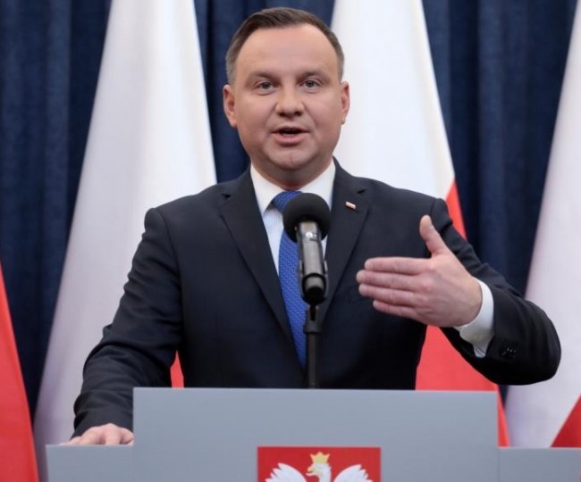 الرئيس البولندي اندجي دودا 