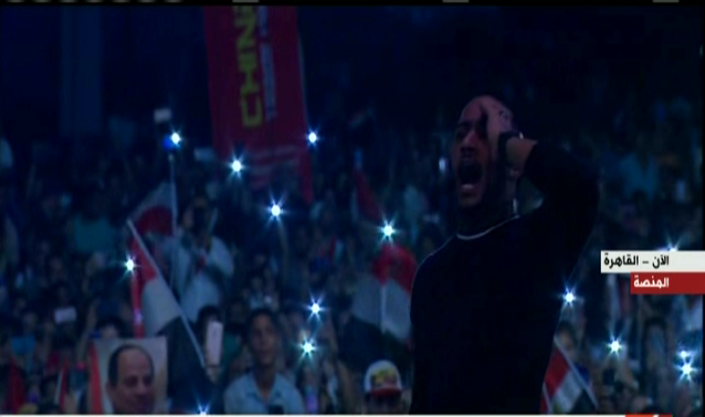 محمد رمضان من احتفالات المنصة