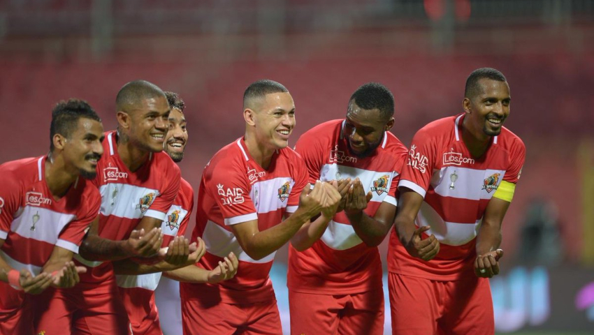 فرحة لاعبو الوحدة