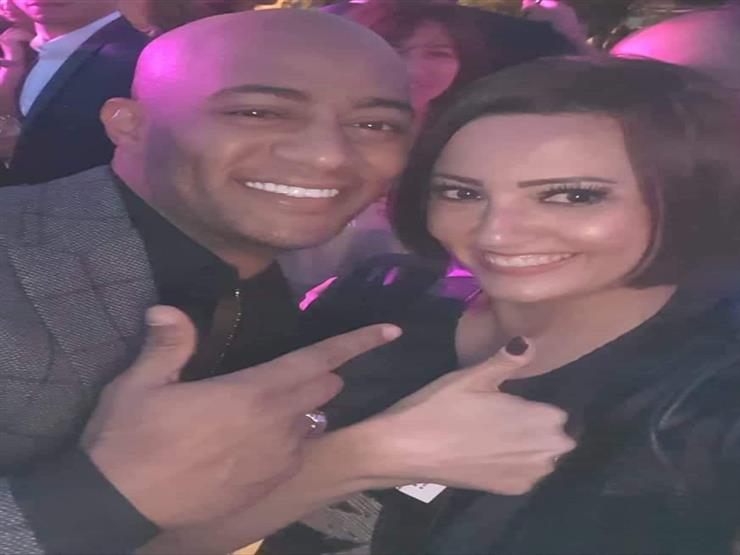 محمد رمضان وبشرى محمد رمضان وبشرى
