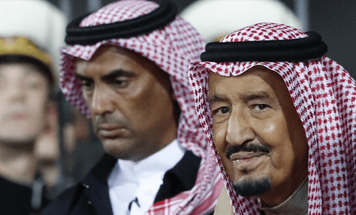 الملك سلمان واللواء الفغم الملك سلمان واللواء الفغم