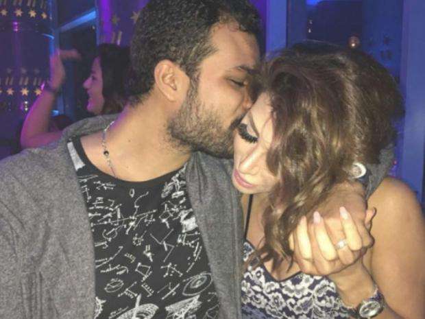 سارة نخلة وزوجها سارة نخلة وزوجها