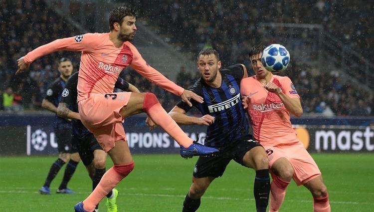 انتر ميلان وبرشلونة 