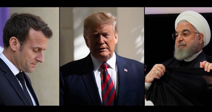 روحاني - ترامب - ماكرون