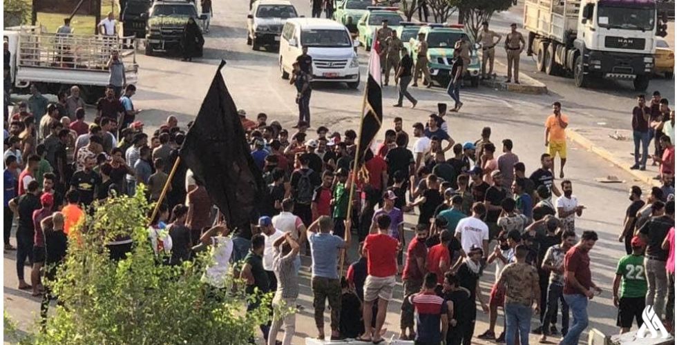 تظاهرات في بغداد 