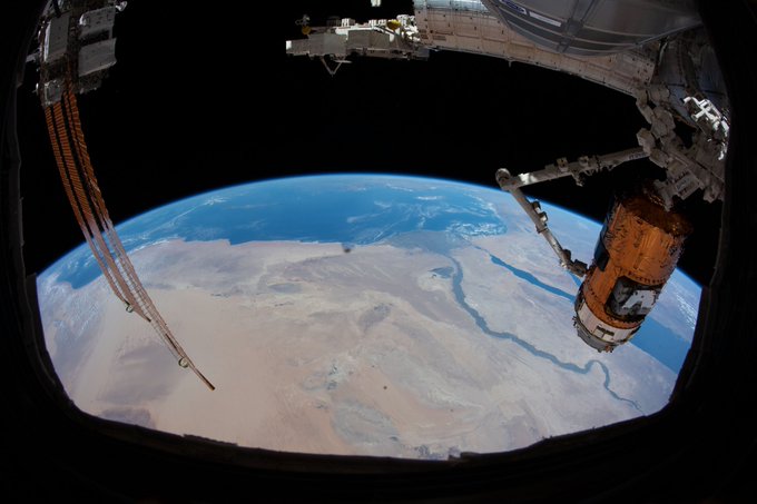 نهر النيل من الفضاء