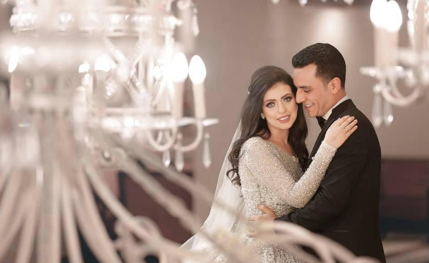  المستشار ابراهيم موافي  وعروسه نورهان عبد الحميد عطوان