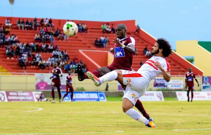 مباراة الزمالك وبطل السنغال