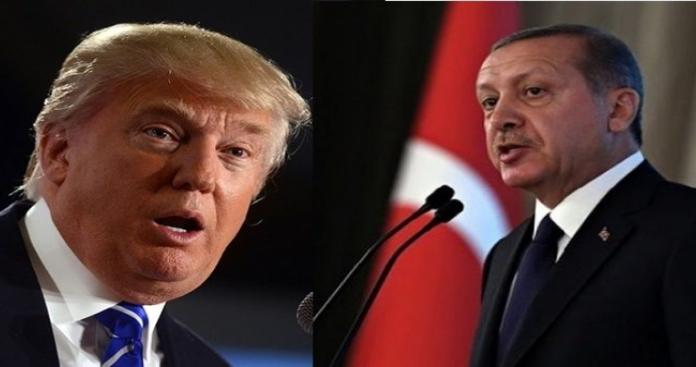 الرئيس التركي رجب طيب أردوغان ونظيره الأمريكي دونالد ترامب الرئيس التركي رجب طيب أردوغان ونظيره الأمريكي دونالد ترامب